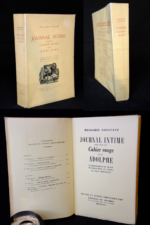 CONSTANT (Benjamin), Journal Intime, précédé du Cahier Rouge et de Adolphe. Monaco, édition du Rocher, 1945.