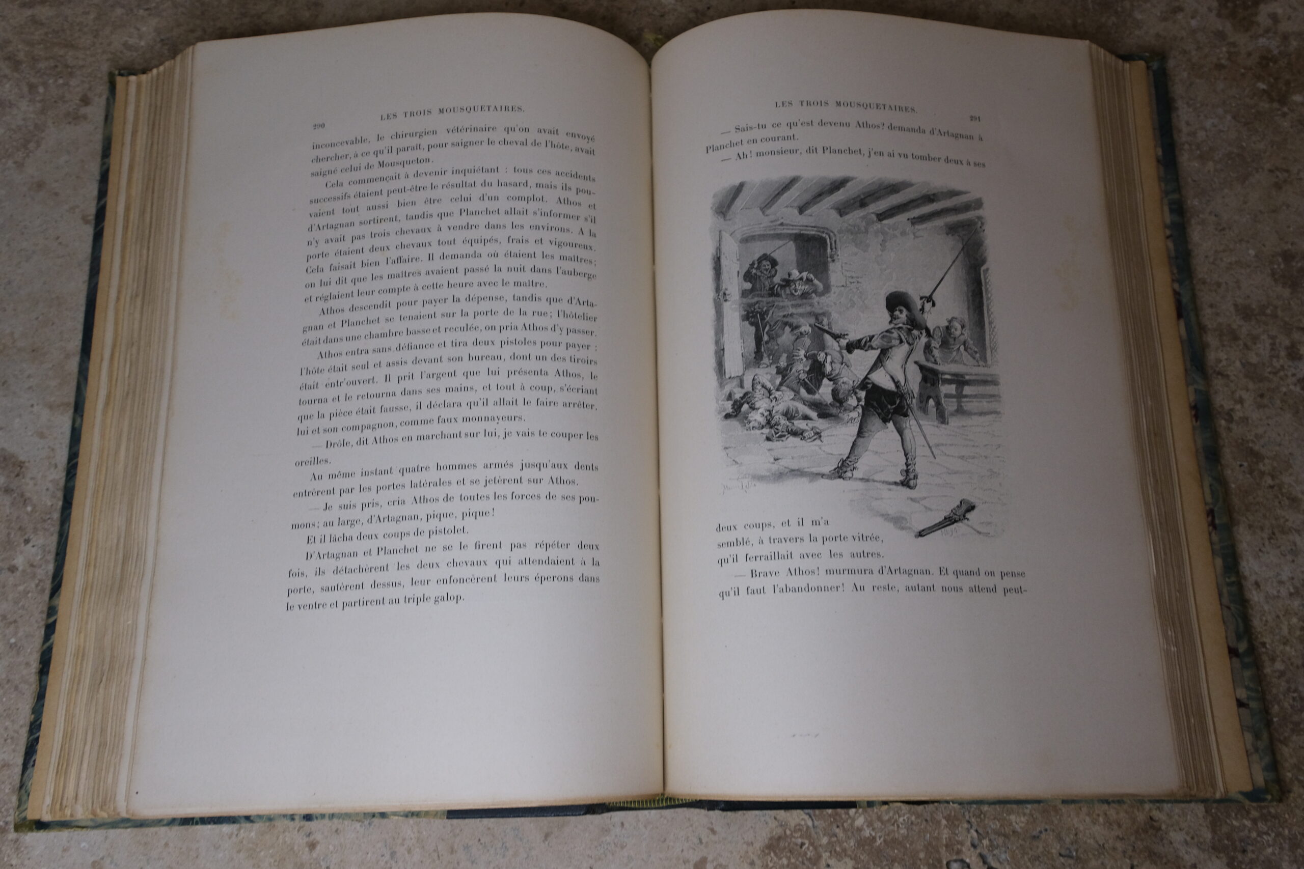 DUMAS (Alexandre). Les trois mousquetaires. Paris, Calmann Levy, 1894. – Image 4
