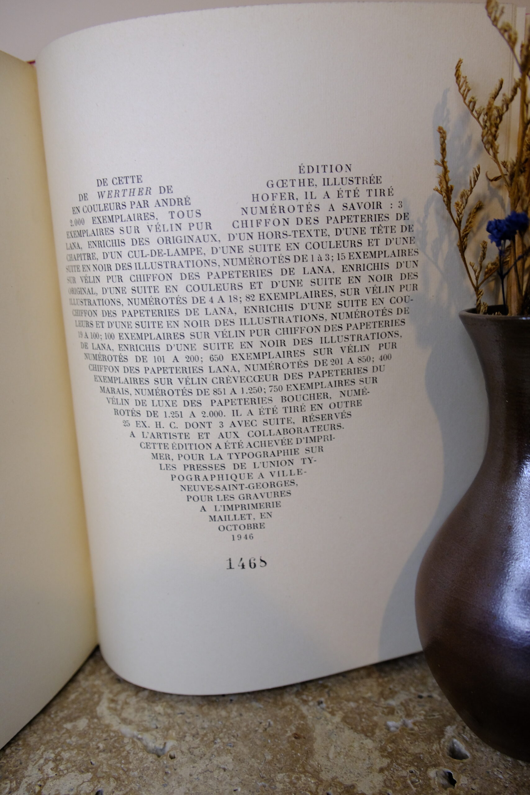 GOETHE (Johann Wolfgang von), Werther.
Paris, Éditions Arc-en-Ciel, 1946. – Image 7