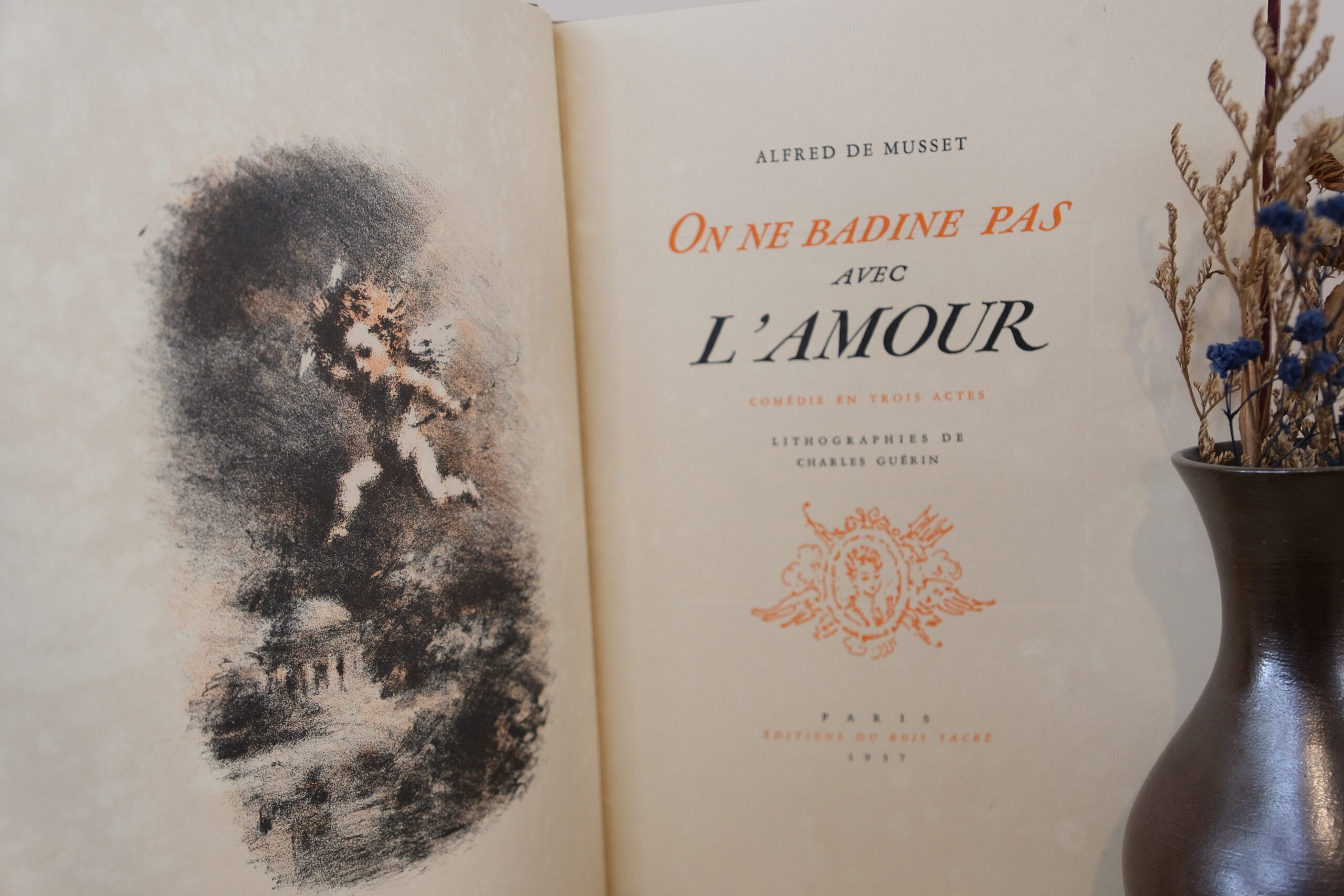 MUSSET (Alfred de), On ne badine pas avec l’amour. Paris, éditions Du bois sacré, 1937. – Image 4