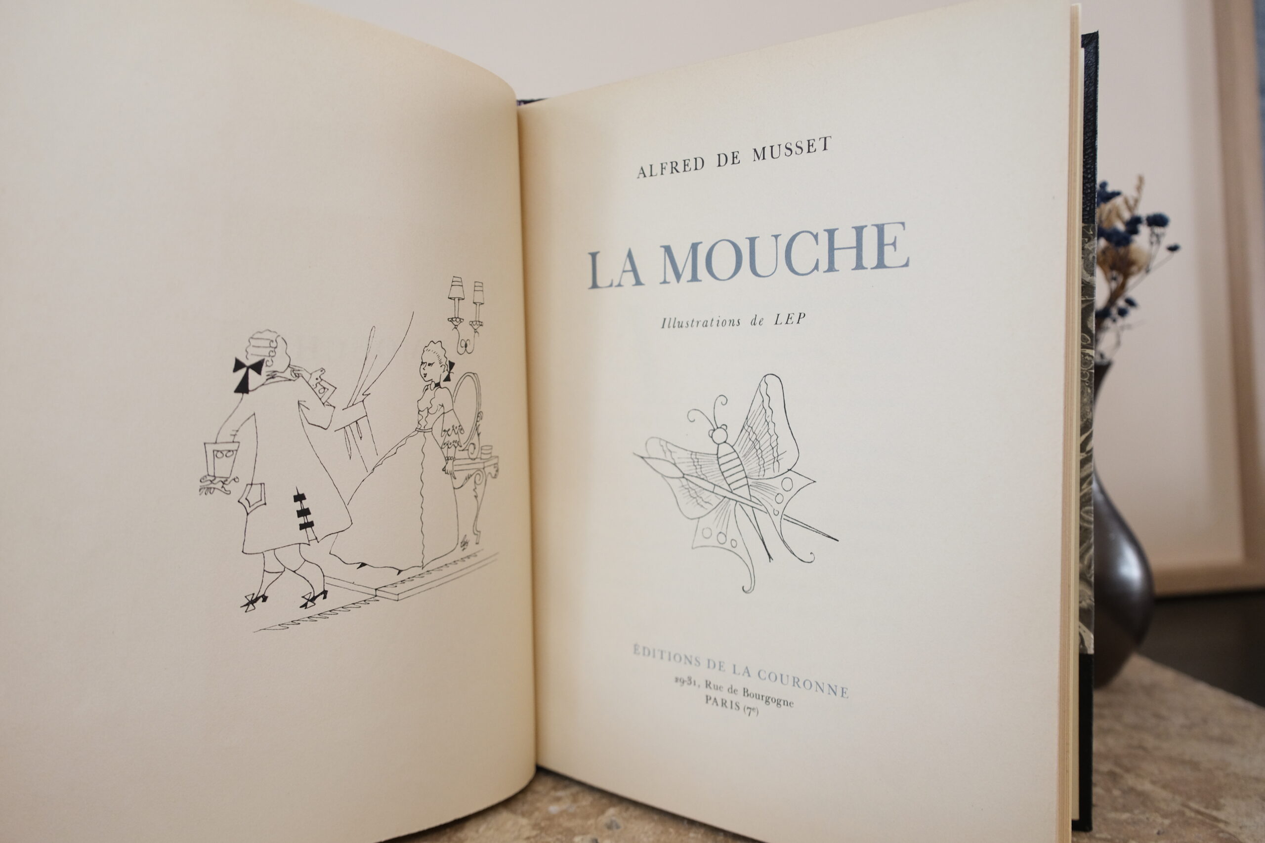 MUSSET (Alfred de), La Mouche.
Paris, Éditions de la couronne, s.d. (circa 1945). – Image 3