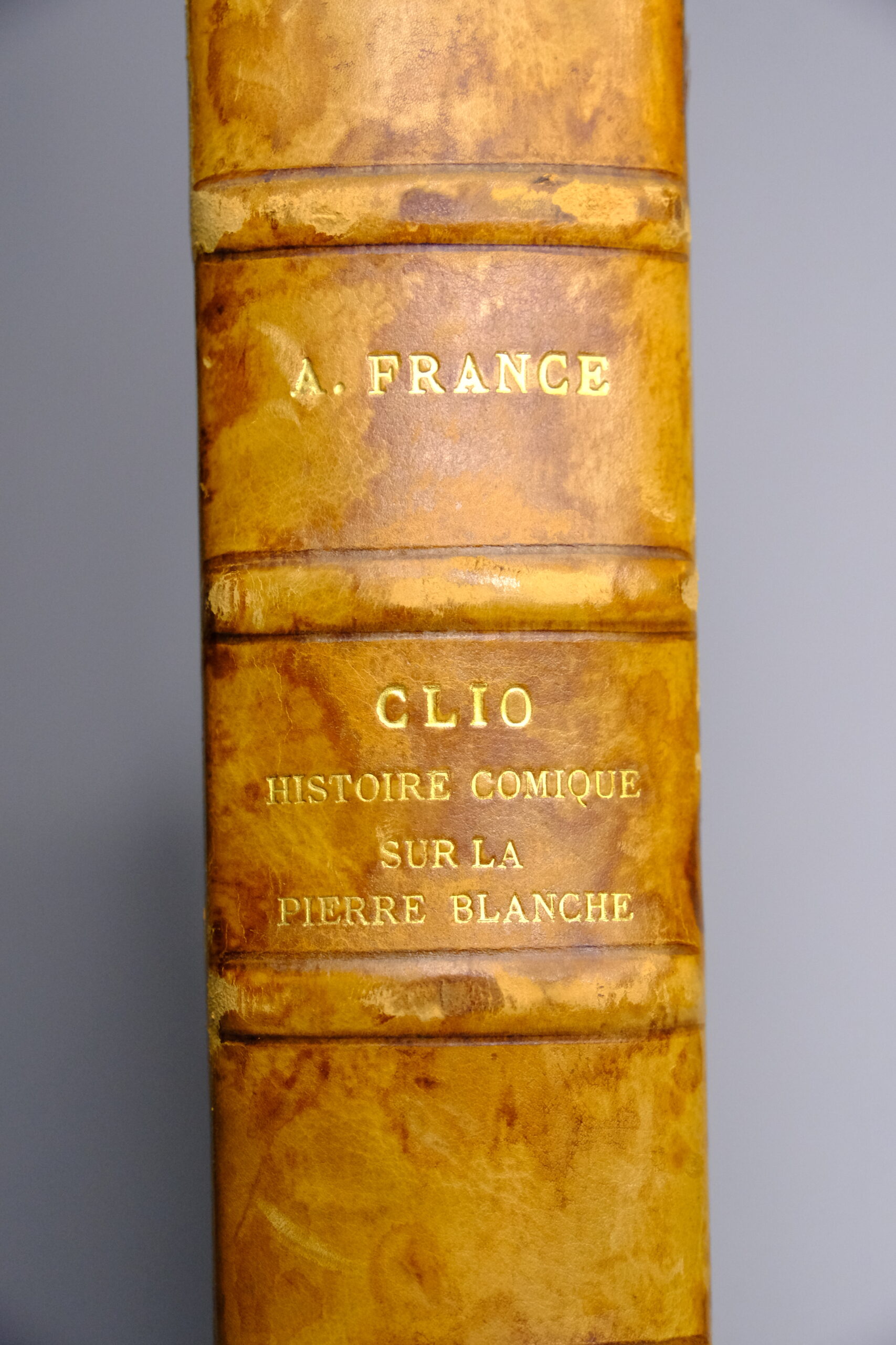 FRANCE (Anatole), Oeuvres complètes T.XIII : Clio, Histoire comique, Sur la pierre blanche.
Paris, Calmann-Lévy, 1927. – Image 3