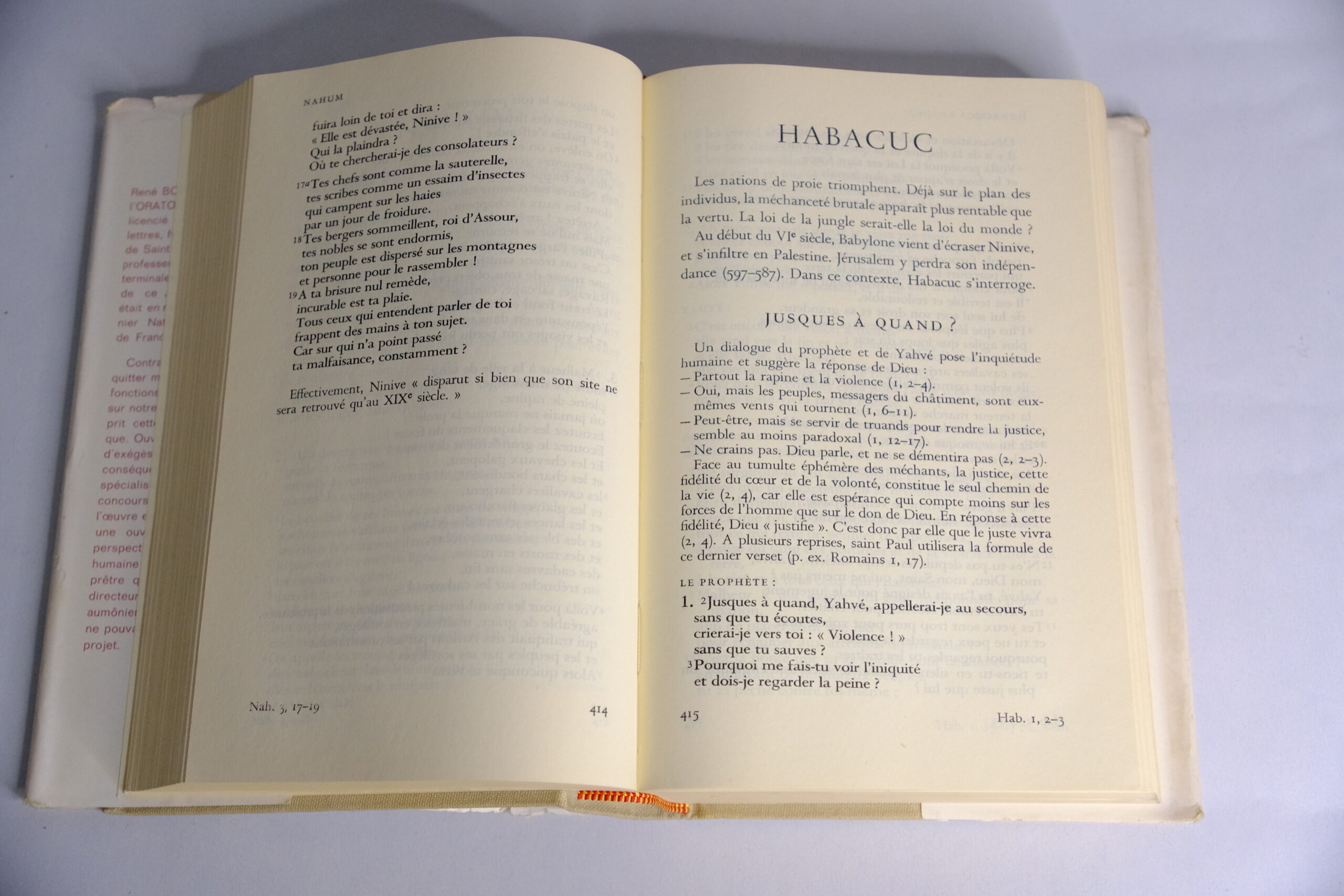 BIBLE DE MÉLAN, traduction des textes bibliques par OSTY-TRINQUET.
Limoges, DROGUET et ARDANT, 1967. – Image 4