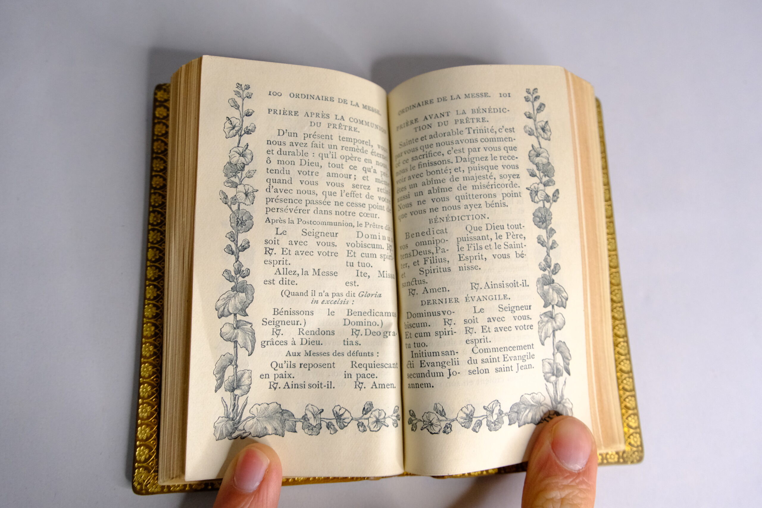 Paroissien romain (n°50) contenant les officines des dimanches en latin et en français, augmenté de la messe de communion. Limoges, Dalpayrat et Depelley, s.d. – Image 7