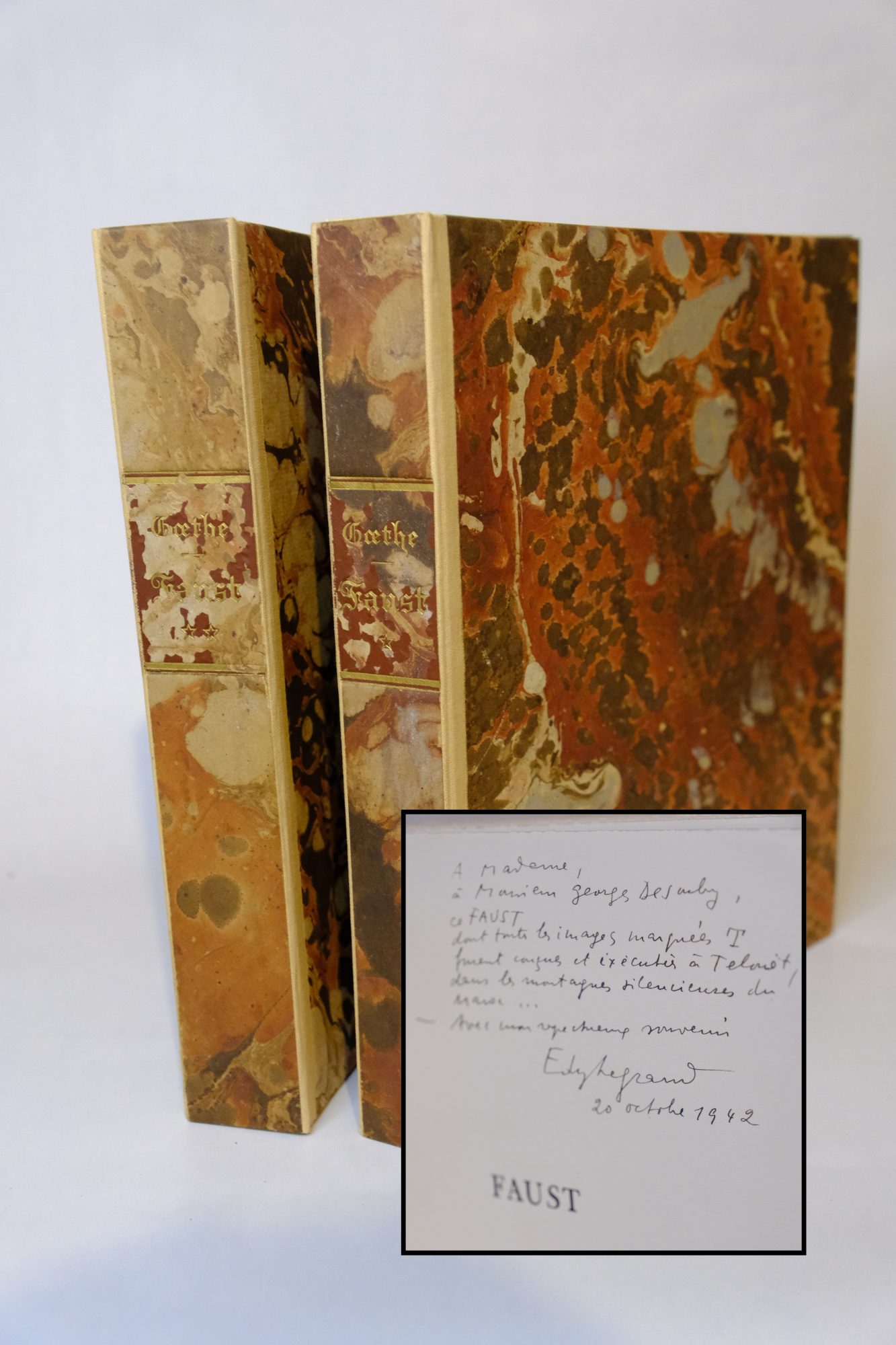 GOETHE (Johann Wolfgang von). Faust. Montpellier, Union latine d'éditions, 1942.