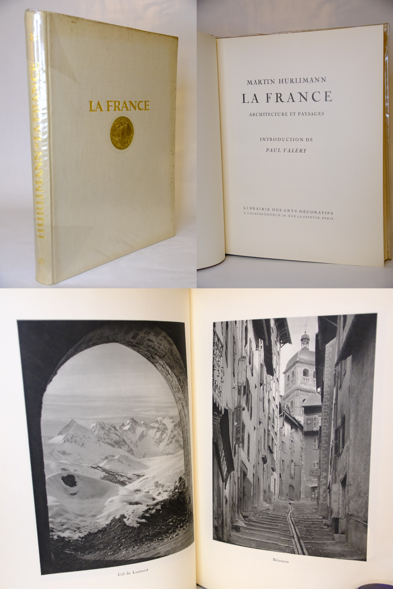HURLIMANN (Martin), La France, Architecture et Paysages.
Paris, A. Calavas, 1927.