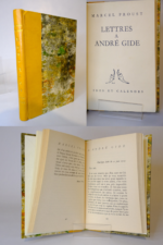 PROUST (Marcel), Lettres à André Gide. Neuchâtel, Ides et Calendes, 1949. 