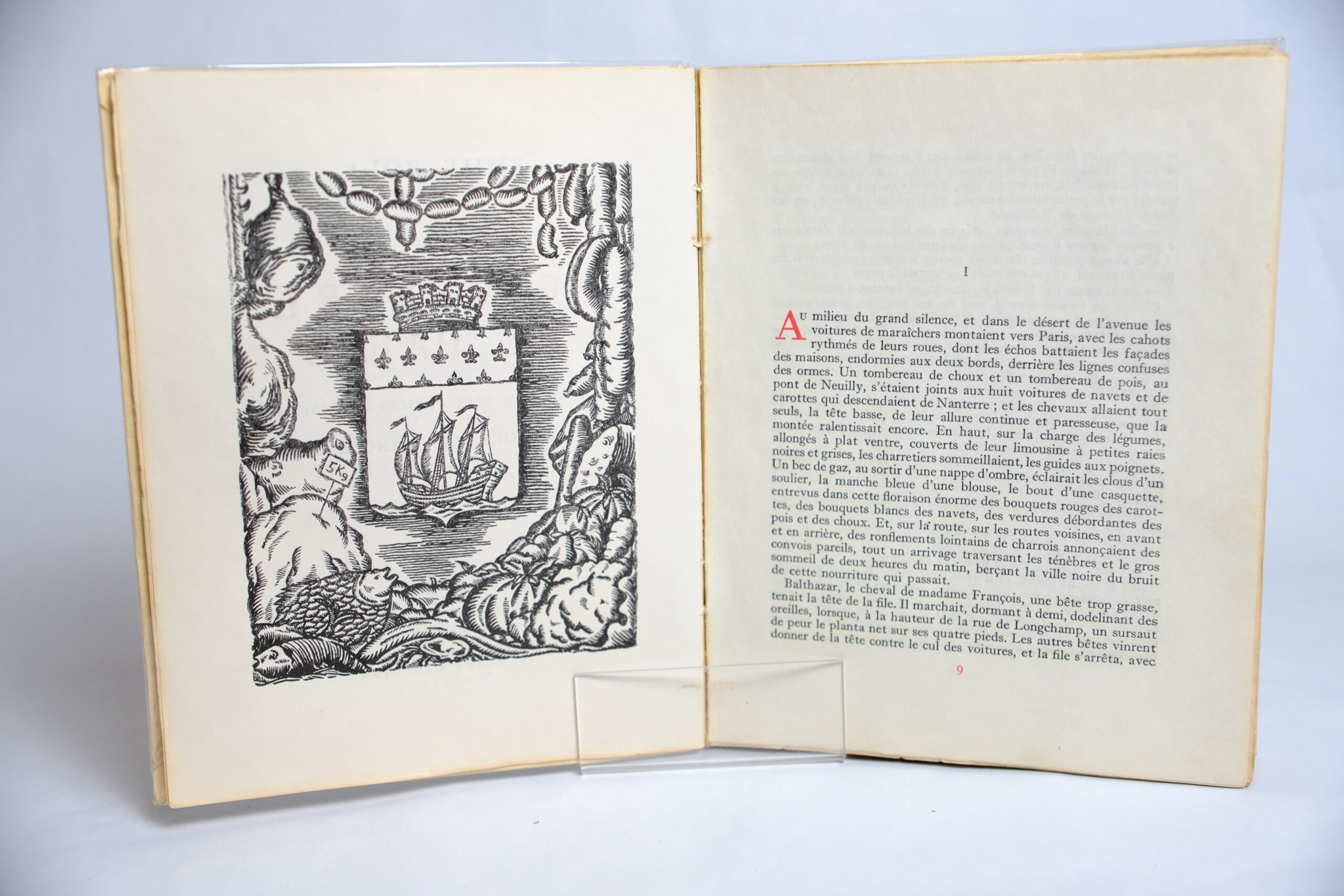 ZOLA (Emile), Le Ventre de Paris. Paris, éditions Self, 1947. – Image 4