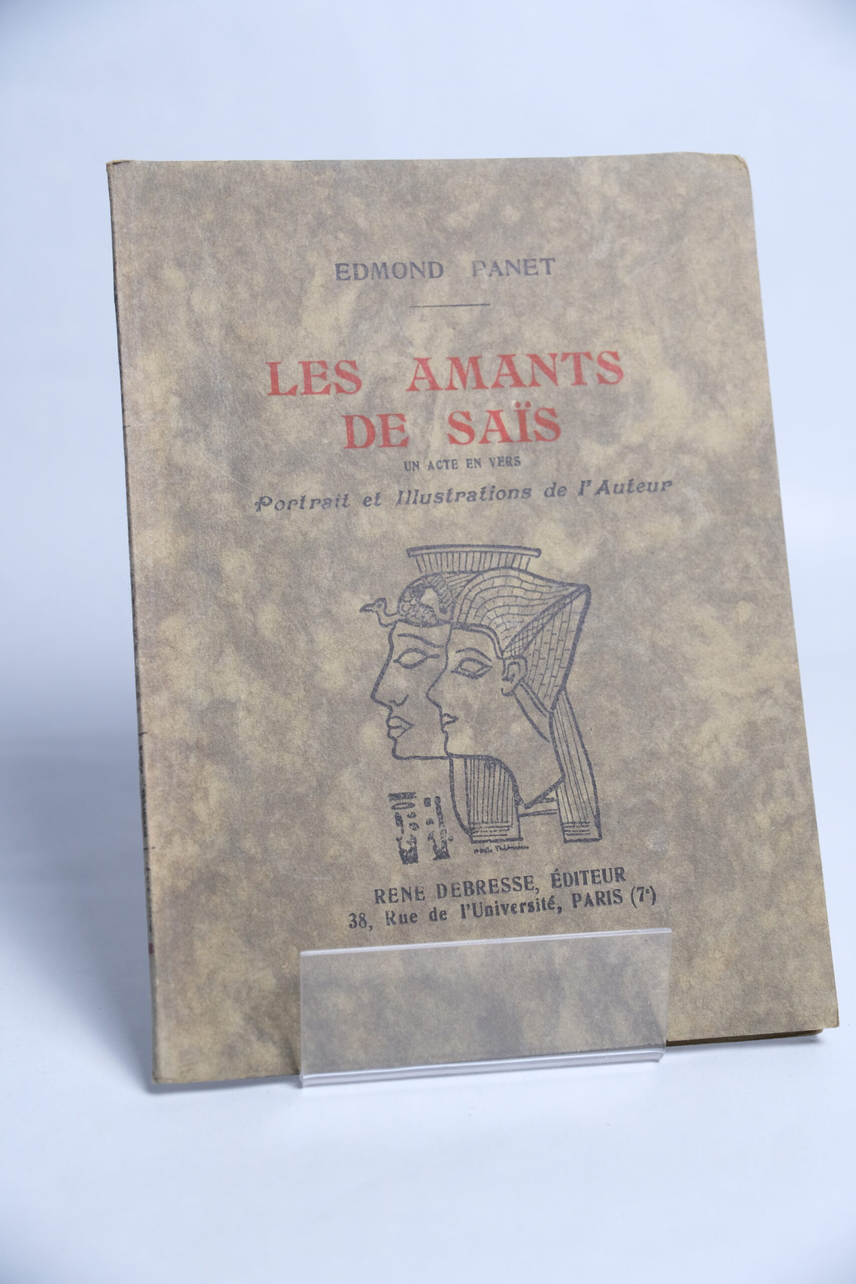 PANET (Edmond), Les amants de Saïs. Paris, René Debresse, 1941.
