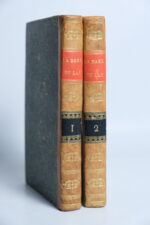 SCOTT Walter, La Dame du Lac (2 vol.). Paris, Librairie Henri Nicolle, 1821.