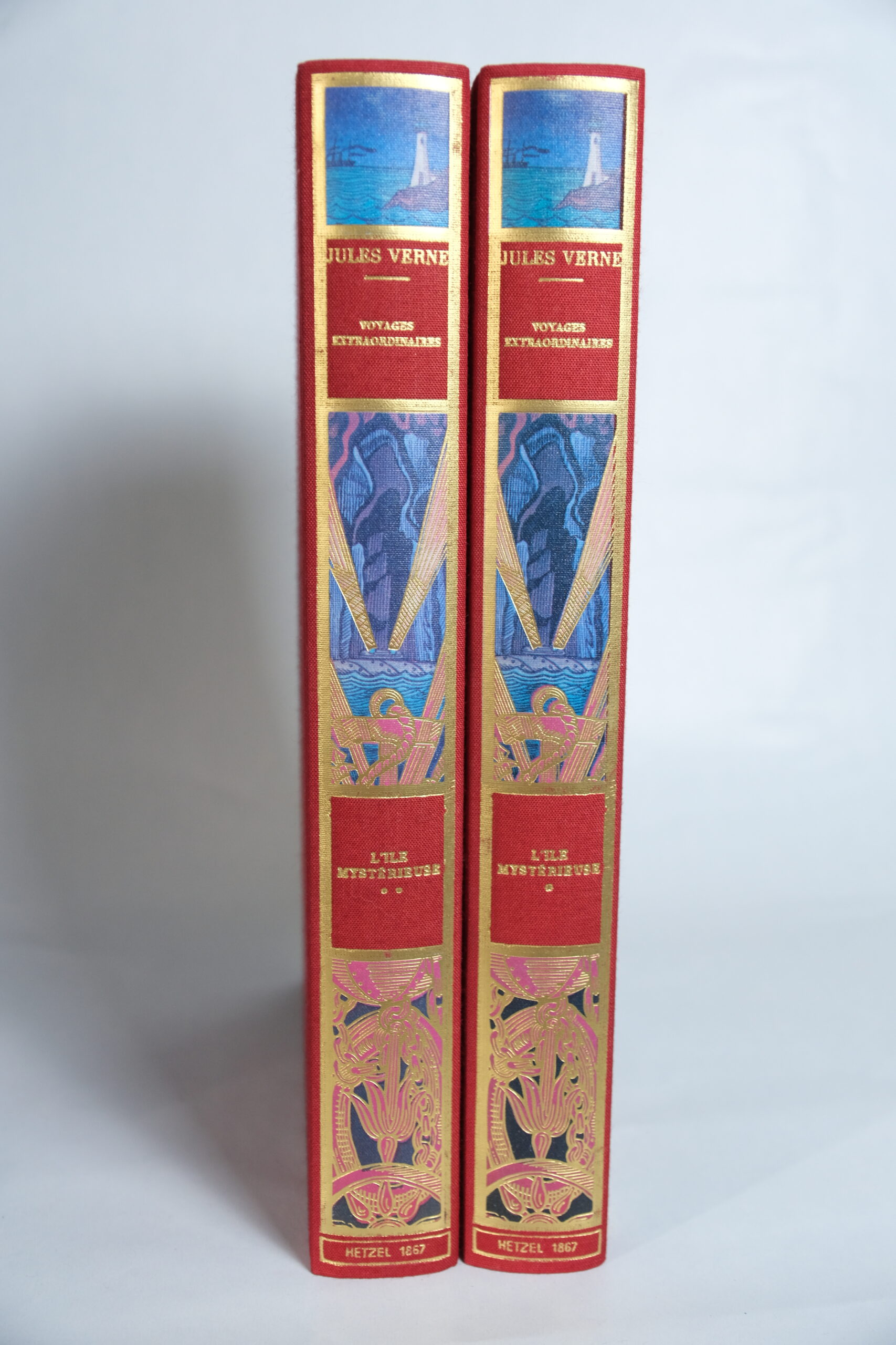 VERNE (Jules), L’Île Mystérieuse.Paris, Chez Michel de l’Ormeraie, 1977. – Image 2