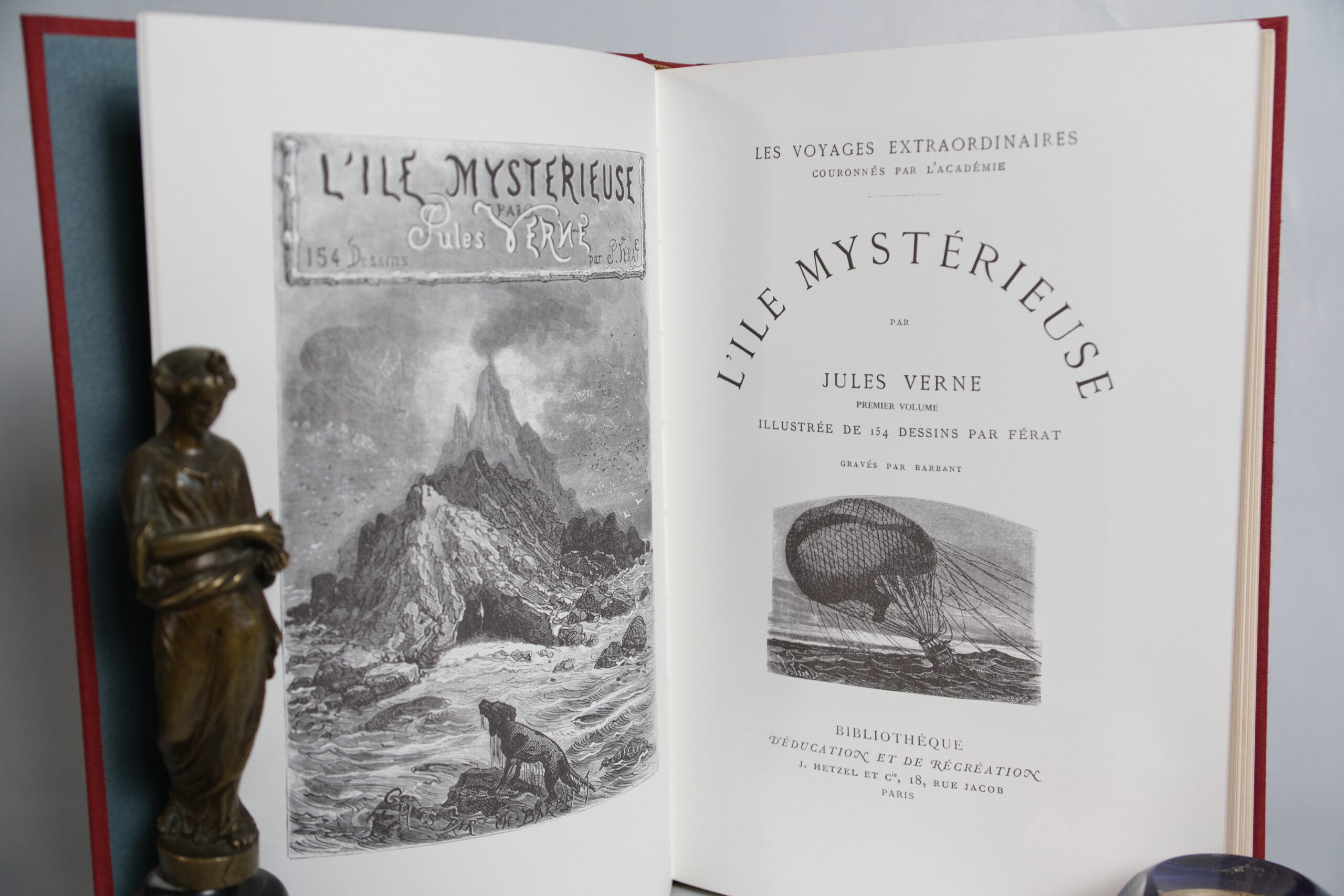 VERNE (Jules), L’Île Mystérieuse.Paris, Chez Michel de l’Ormeraie, 1977. – Image 4