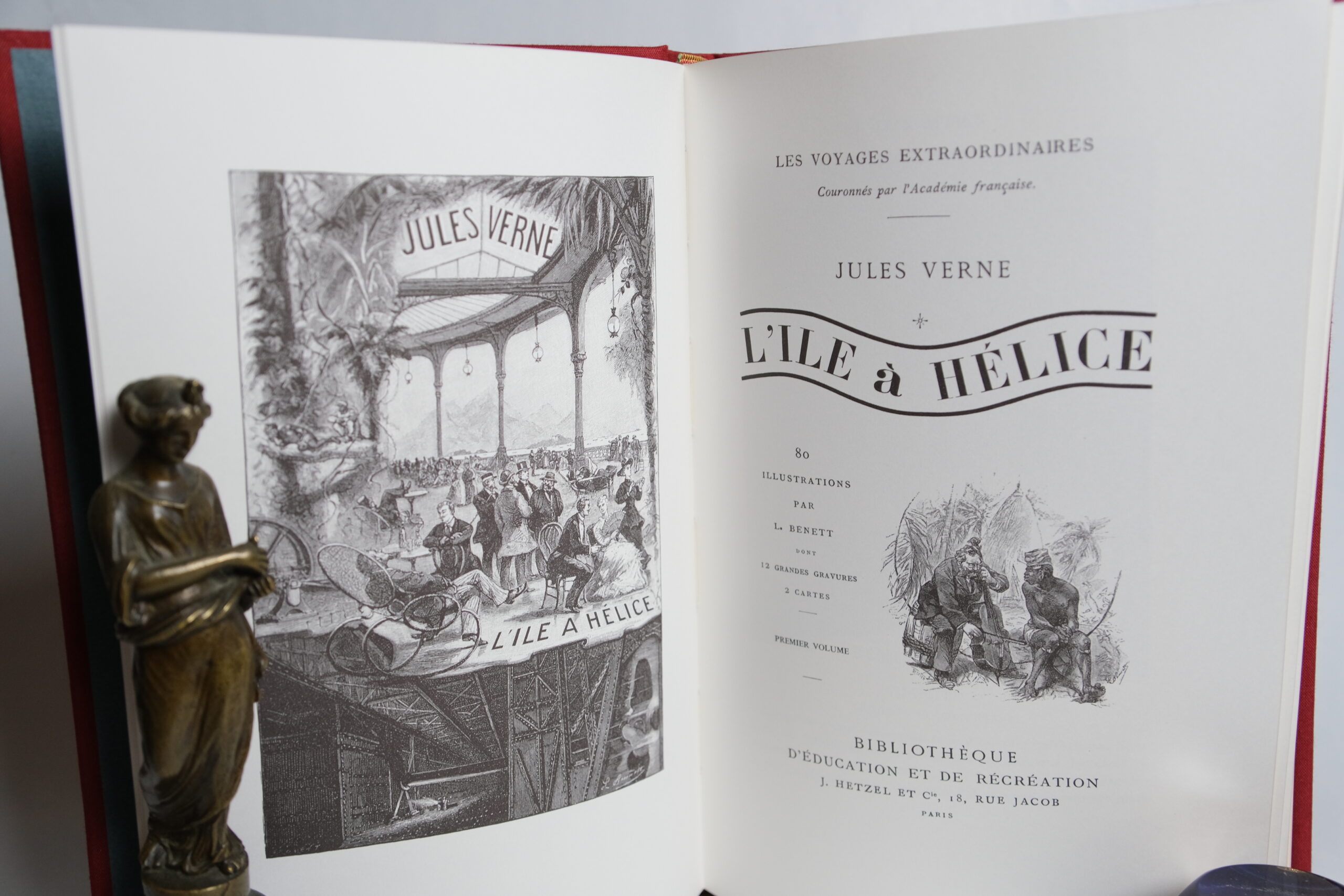 VERNE (Jules), L’Île à Hélice. Paris, Chez Michel de l’Ormeraie, 1977. – Image 4
