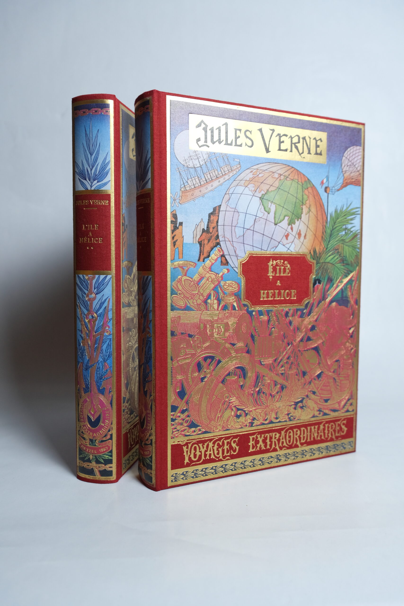 VERNE (Jules), L’Île à Hélice. Paris, Chez Michel de l’Ormeraie, 1977.