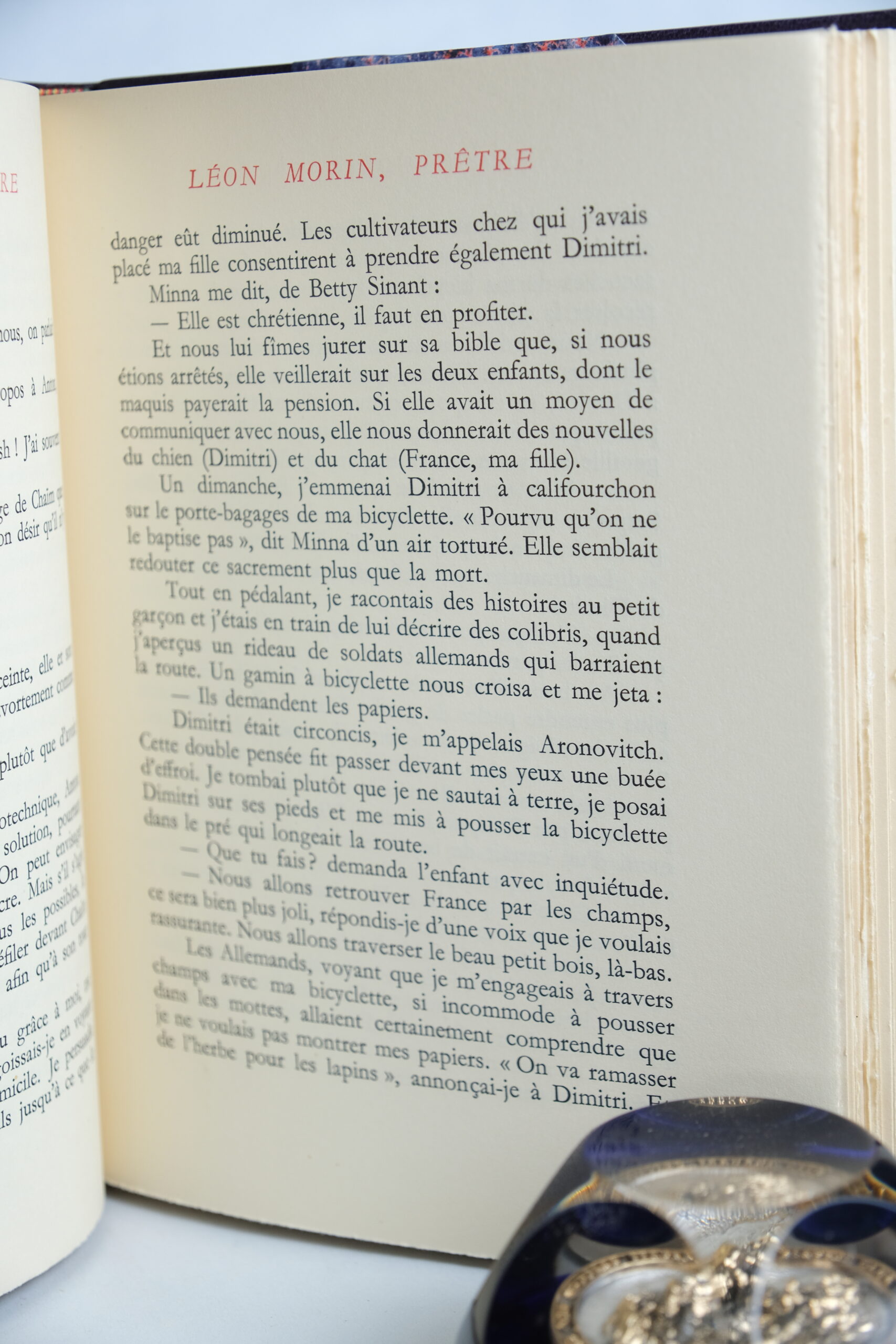 BECK (Béatrix), Léon Morin Prêtre. Monaco, Editions de l’imprimerie nationale de Monaco, 1954. – Image 5