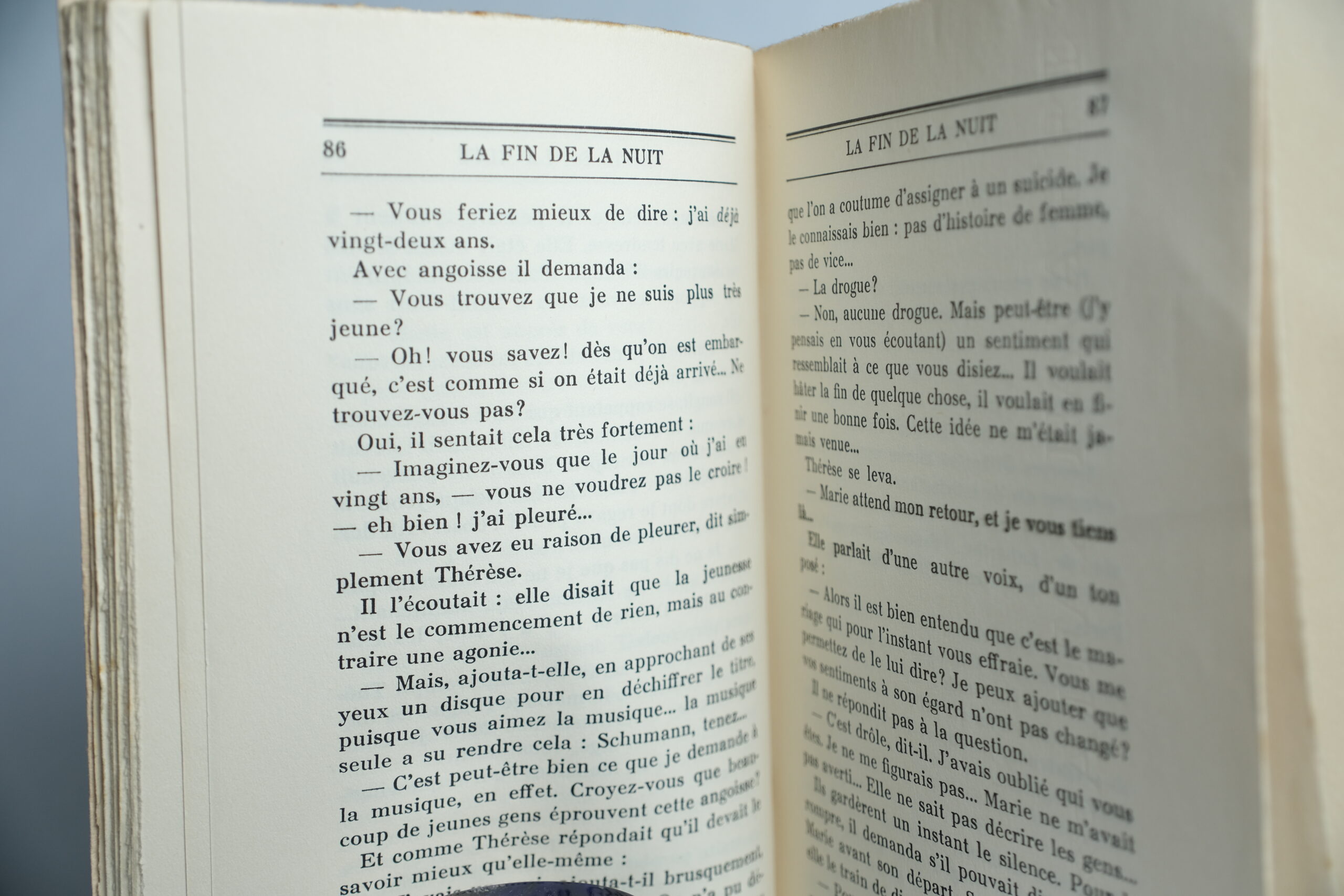 MAURIAC (François), La fin de la nuit. Paris, Grasset, 1935. – Image 5