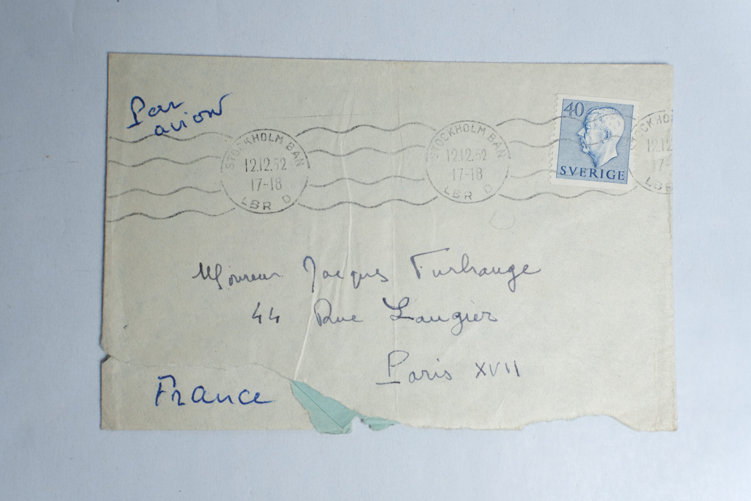 MAURIAC François, Lettre Autographe signée, 12 décembre 1952 – Image 5