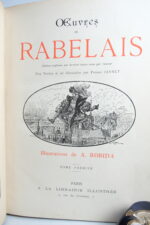 RABELAIS, Œuvres. Paris, La Librairie Illustrée, s.d. (circa 1880)