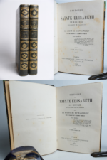 MONTALEMBERT (Comte de), Histoire de Sainte Elisabeth de Hongrie Duchesse de Thuringe. Paris, Bray et Retaux, 1880.